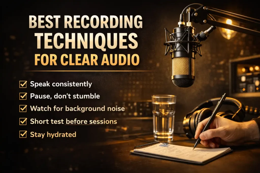 Best Recording Techniques for Clear Audio